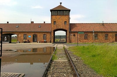 German Nazi Concentration and Extermination Camp Auschwitz II-Birkenau