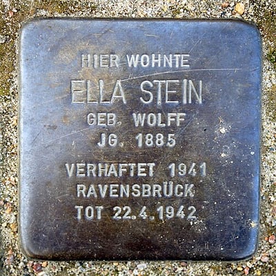 Stolperstein für Ella Stein